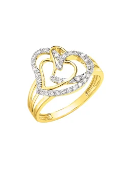 Hot Herz-Damenring mit 68 Diamanten Damen Ringe