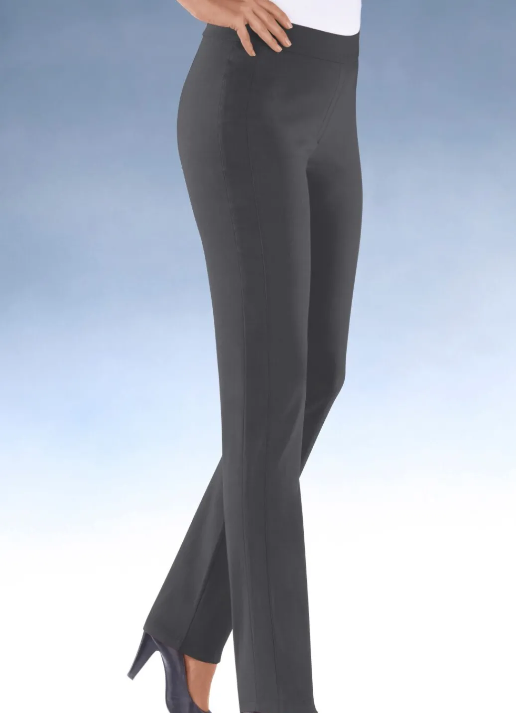 Damen Mona Schlupfhosen|Lange Hosen<Hochelastische Hose in 13 Farben