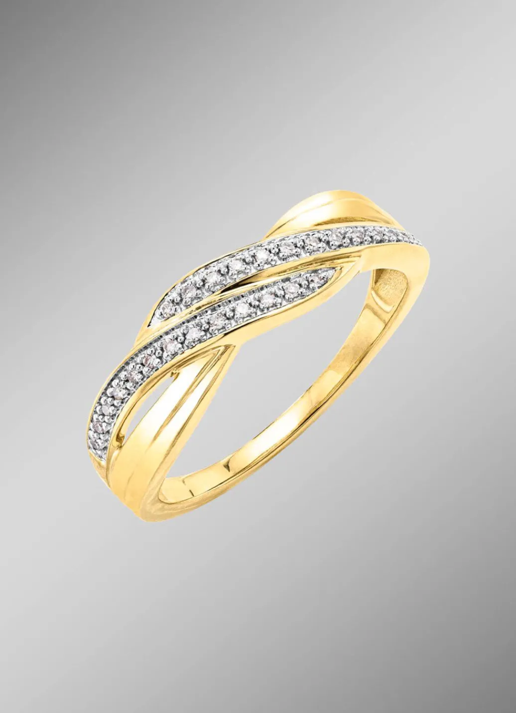 Clearance Hochwertiger Damenring mit 26 Diamanten Damen Ringe