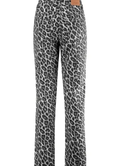 Damen Mona Lange Hosen<Hose in angesagter Leo-Dessinierung