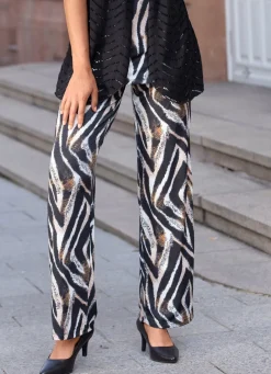 Damen Mona Schlupfhosen|Lange Hosen<Hose in bequemer Weite