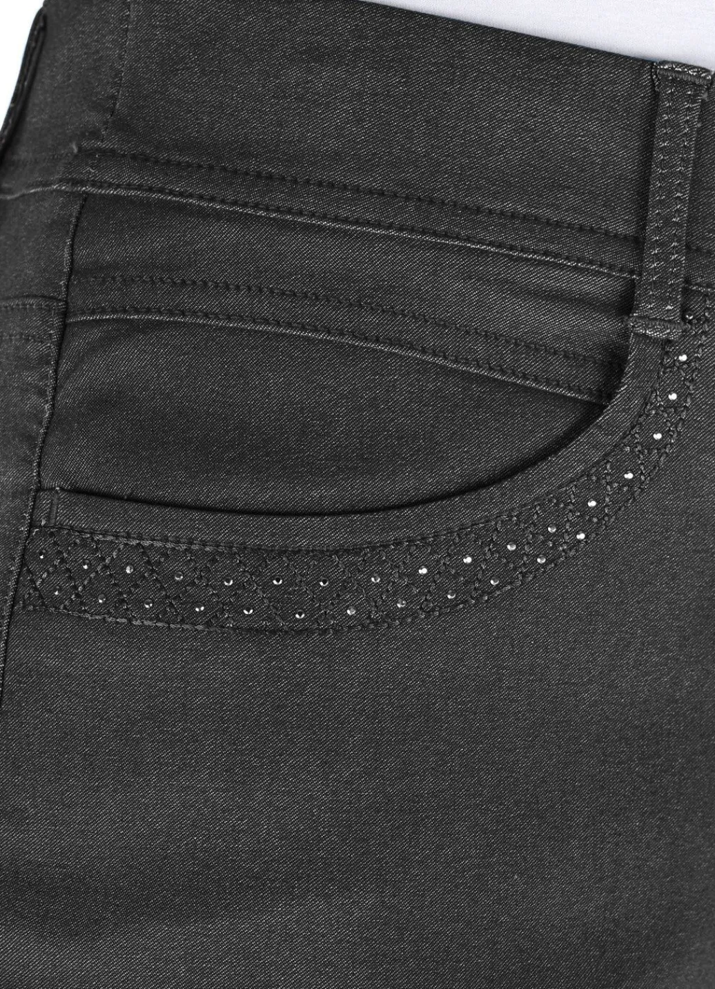 Damen Mona Schlupfhosen|Lange Hosen<Hose in Denim-Optik