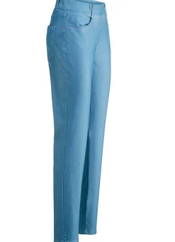 Damen Mona Schlupfhosen|Lange Hosen<Hose in Denim-Optik
