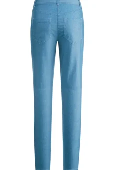 Damen Mona Schlupfhosen|Lange Hosen<Hose in Denim-Optik