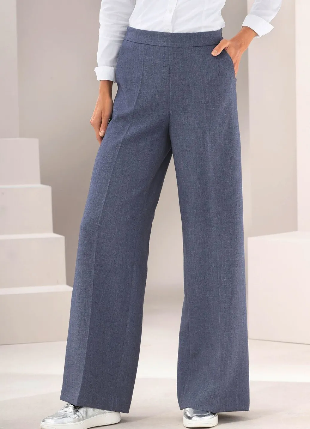 Damen Mona Lange Hosen<Hose in modischer Weite