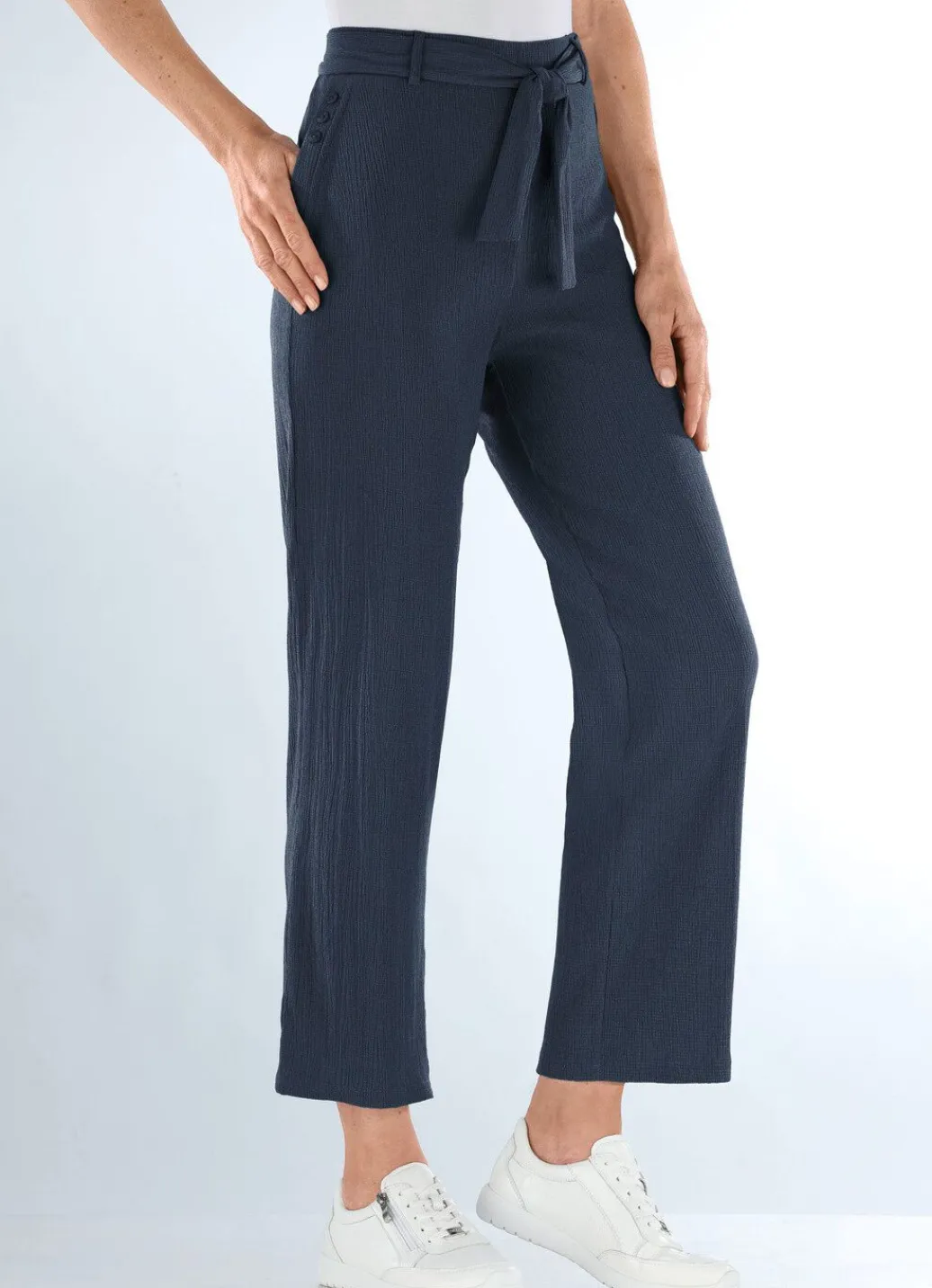 Damen Mona Schlupfhosen<Hose mit abnehmbarem Bindeband