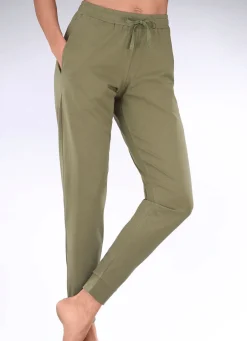 Damen Mona Schlafanzüge|Freizeithosen<Hose mit BIO-Baumwolle und seitlichen Eingriffstaschen