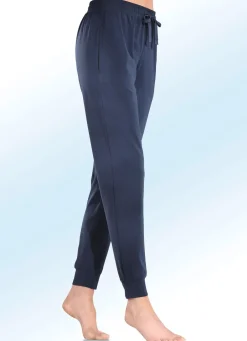 Damen Mona Schlafanzüge|Freizeithosen<Hose mit BIO-Baumwolle und seitlichen Eingriffstaschen