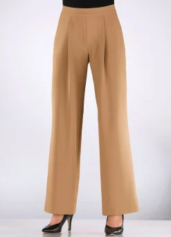 Damen Mona Schlupfhosen<Hose mit Bundfalten in modischer Weite