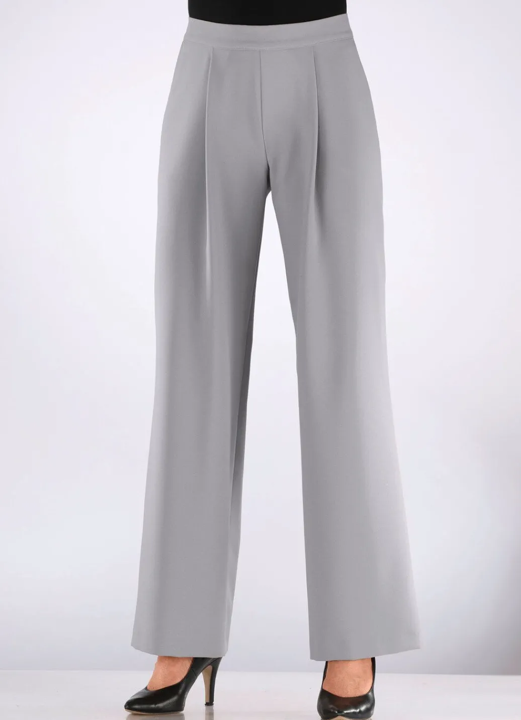 Damen Mona Schlupfhosen<Hose mit Bundfalten in modischer Weite
