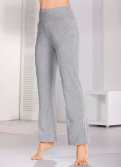 Damen Mona Schlafanzüge<Hose mit dezent ausgestellten Beinabschlüssen