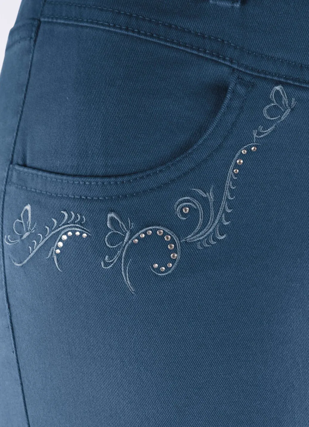 Damen Mona Schlupfhosen|Lange Hosen<Hose mit funkelnden Glitzersteinchen