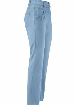 Damen Mona Schlupfhosen|Lange Hosen<Hose mit funkelnden Glitzersteinchen