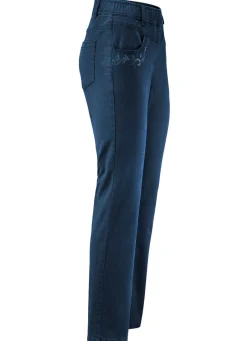 Damen Mona Schlupfhosen|Lange Hosen<Hose mit funkelnden Glitzersteinchen