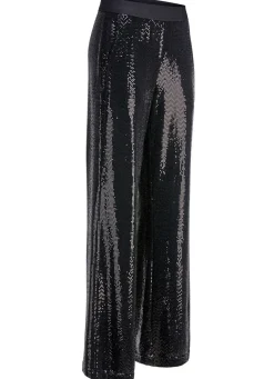 Damen Mona Schlupfhosen|Lange Hosen<Hose mit funkelnden Pailletten