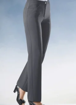 Damen Mona Lange Hosen<Hose mit komfortablem Dehnbund