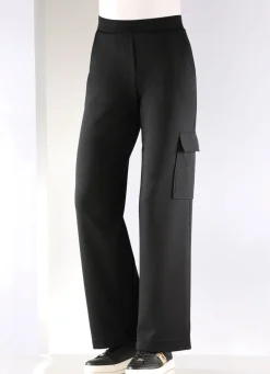 Damen Mona Schlupfhosen|Lange Hosen<Hose mit Pattentasche in Cargo-Optik
