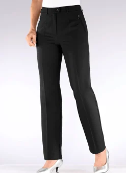 Damen Mona Lange Hosen<Hose mit Reißverschlüssen an den Seitentaschen
