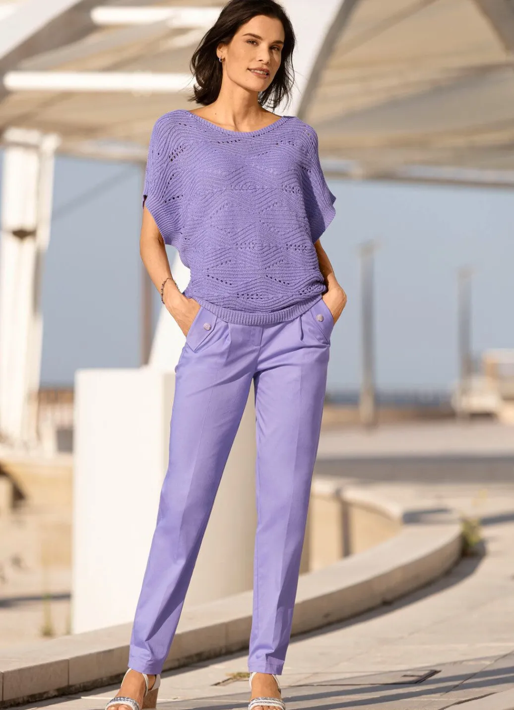 Damen Mona Lange Hosen<Hose mit sportivem Chic