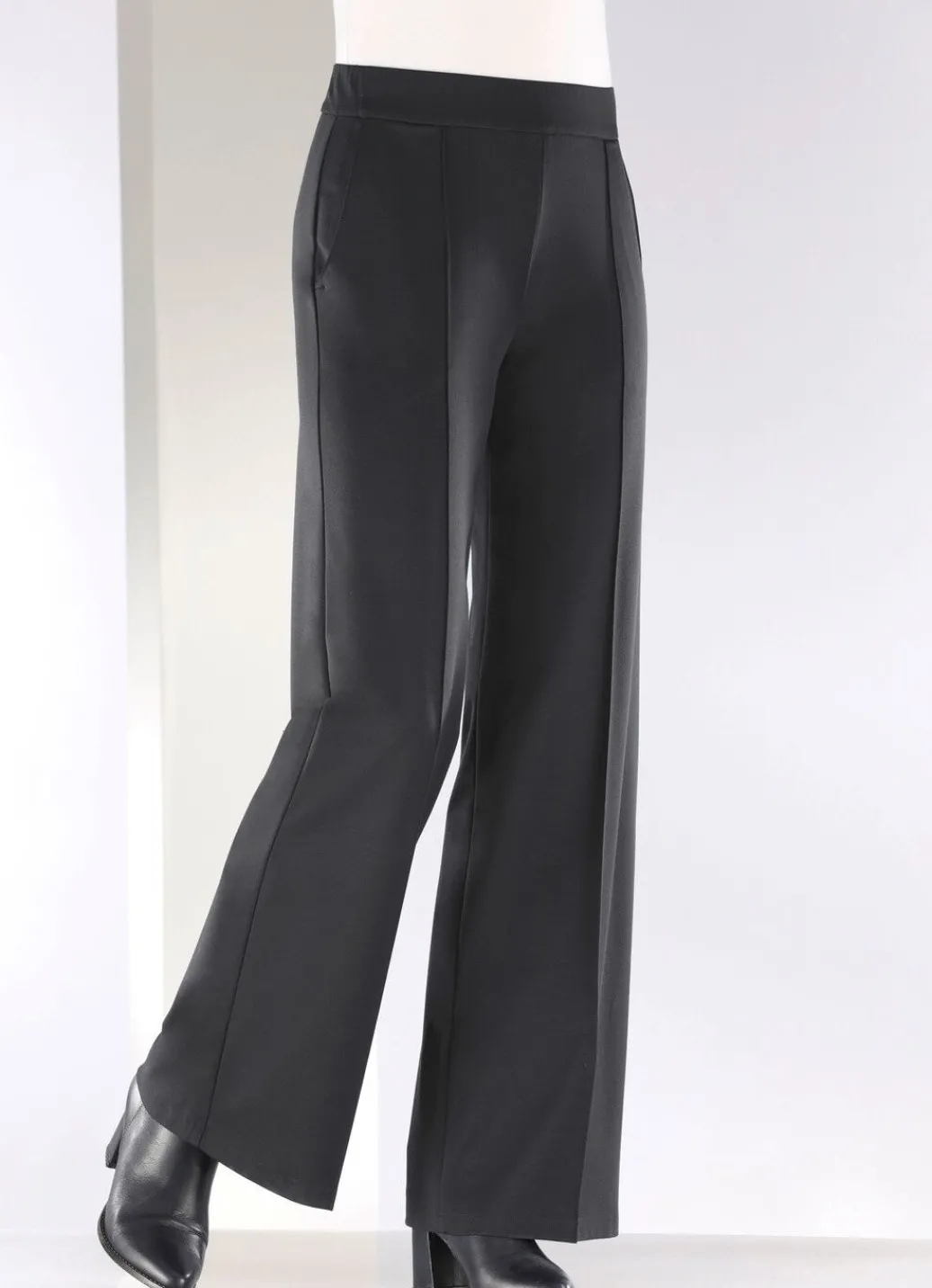 Damen Mona Schlupfhosen|Lange Hosen<Hose mit streckenden Biesen