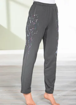Damen Mona Freizeithosen<Hose mit tollem Floral Dessin