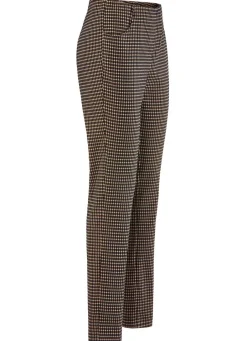 Damen Mona Schlupfhosen|Lange Hosen<Hose mit trendiger Hahnentritt-Dessinerung