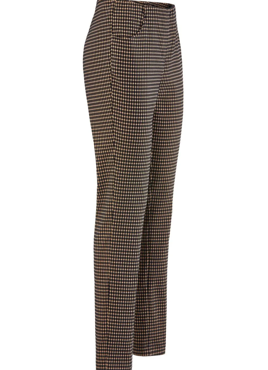Damen Mona Schlupfhosen|Lange Hosen<Hose mit trendiger Hahnentritt-Dessinerung