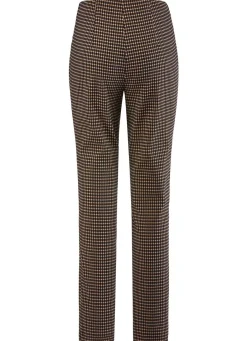Damen Mona Schlupfhosen|Lange Hosen<Hose mit trendiger Hahnentritt-Dessinerung