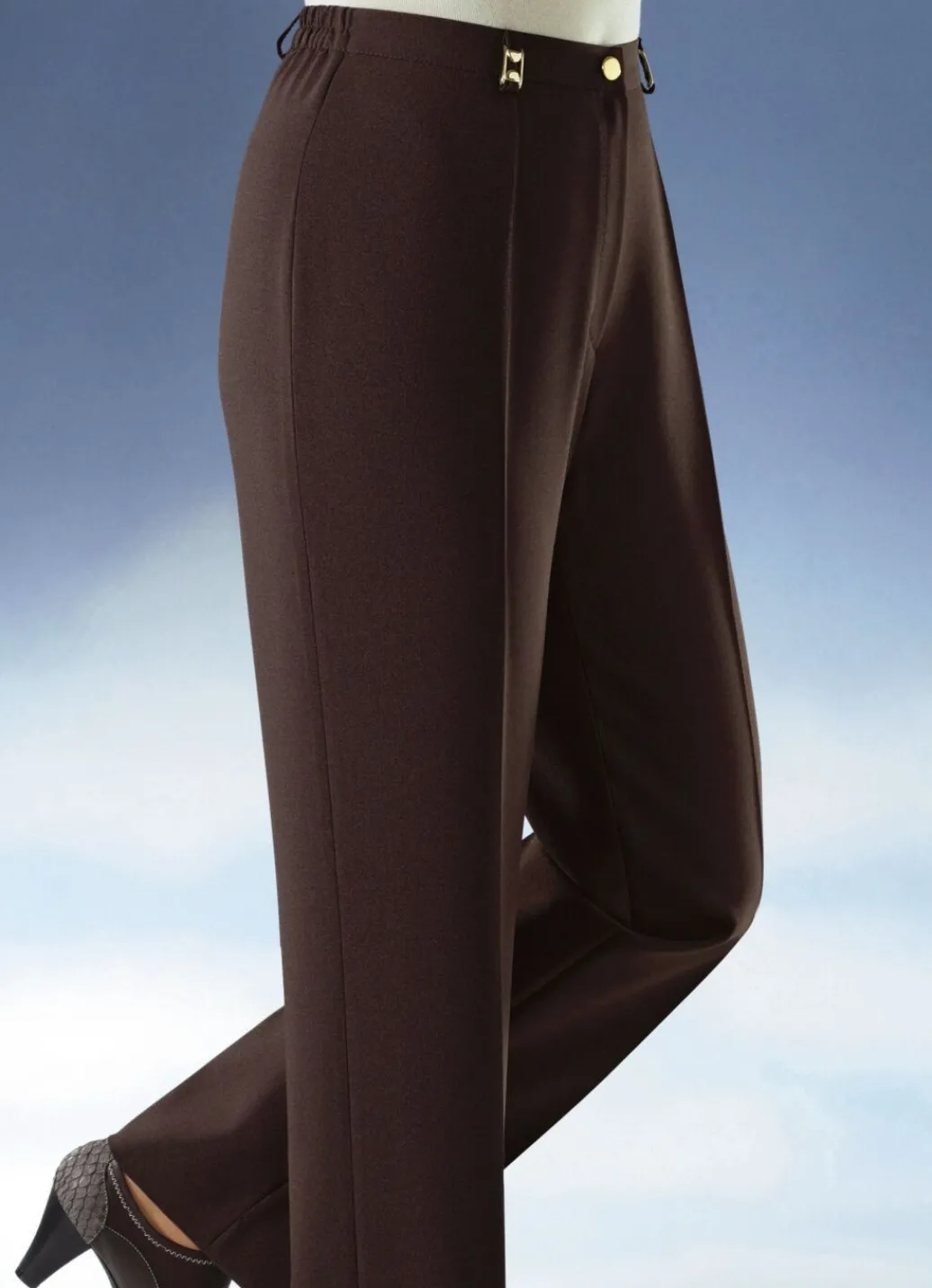 Damen Mona Lange Hosen<Hose mit weiterem Bundumfang in 8 Farben