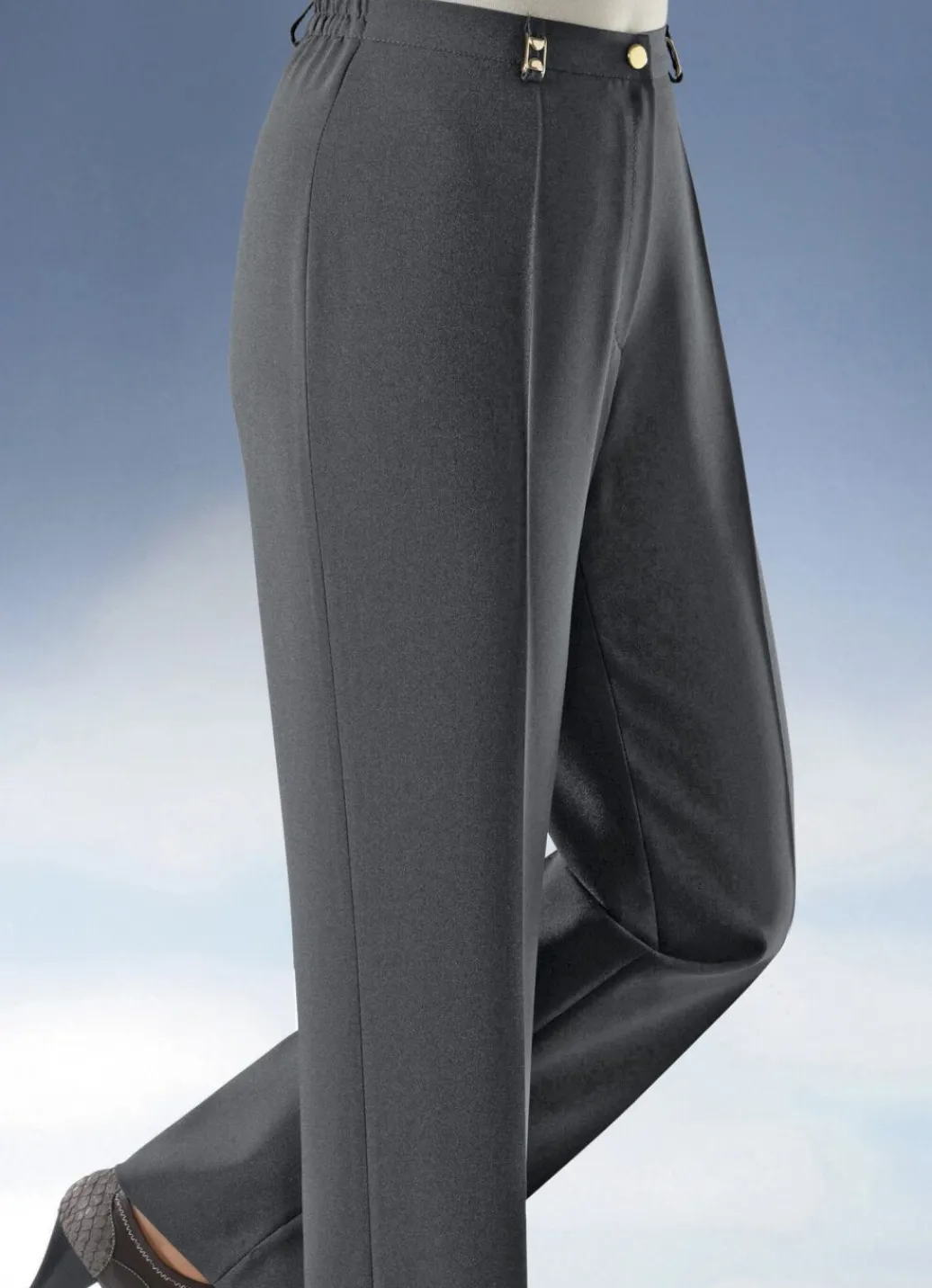 Damen Mona Lange Hosen<Hose mit weiterem Bundumfang in 8 Farben