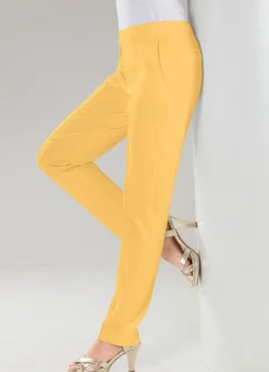 Damen Mona Lange Hosen<Hose mit Ziersteppungen