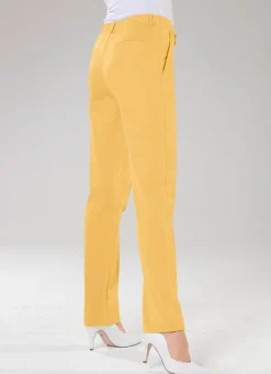 Damen Mona Lange Hosen<Hose mit Ziersteppungen
