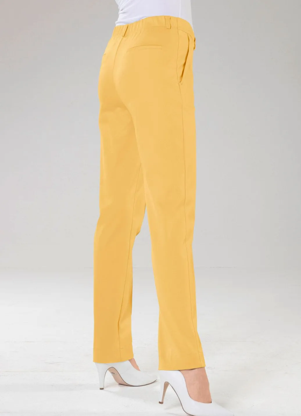 Damen Mona Lange Hosen<Hose mit Ziersteppungen