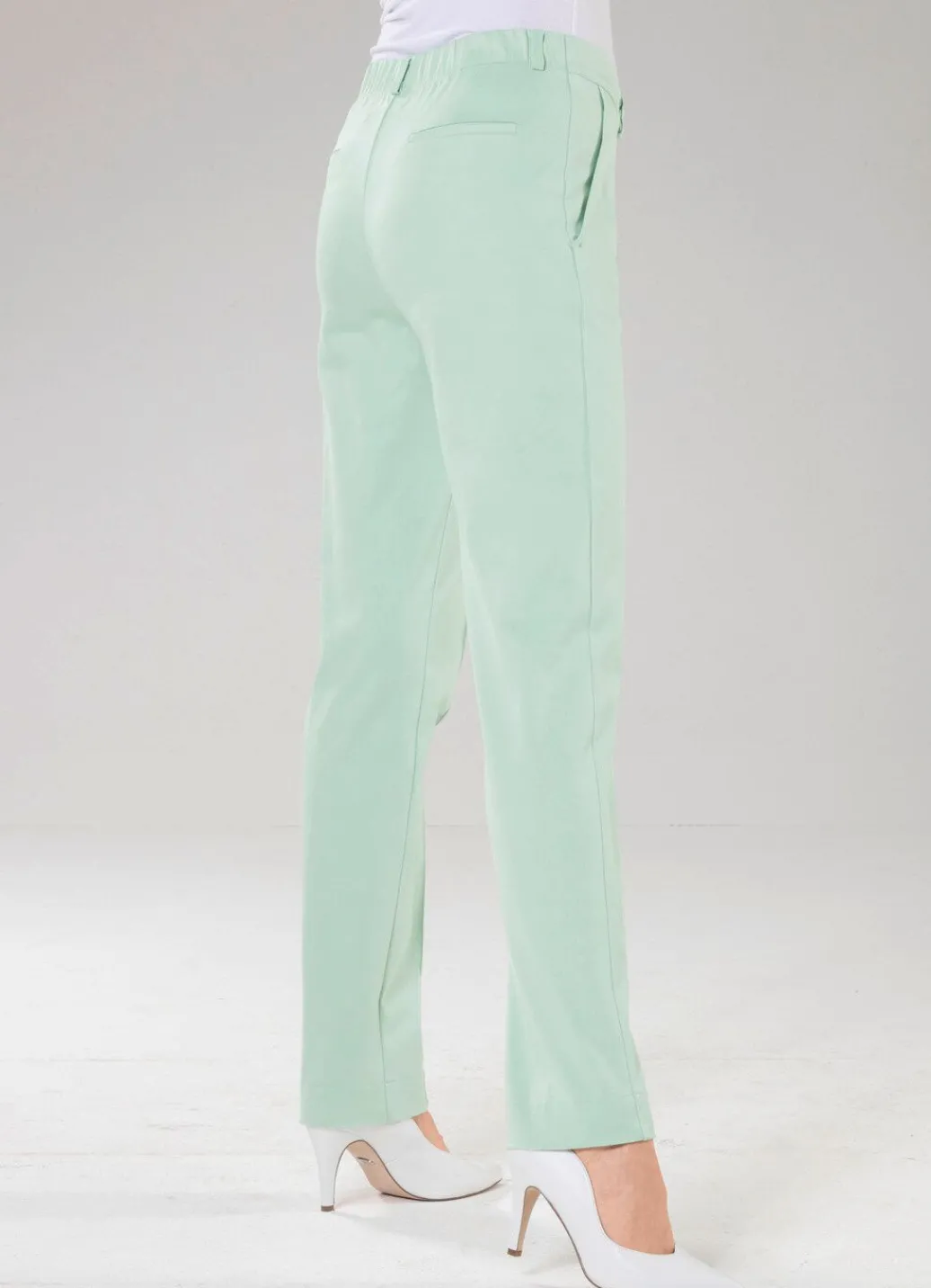 Damen Mona Lange Hosen<Hose mit Ziersteppungen
