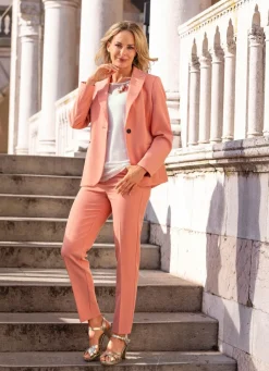 Damen Mona Hosenanzüge<Hosenanzug aus elastischem Gabardine