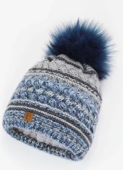Sale Interessante Damen-Mütze, mit Bommel Mützen & Hüte