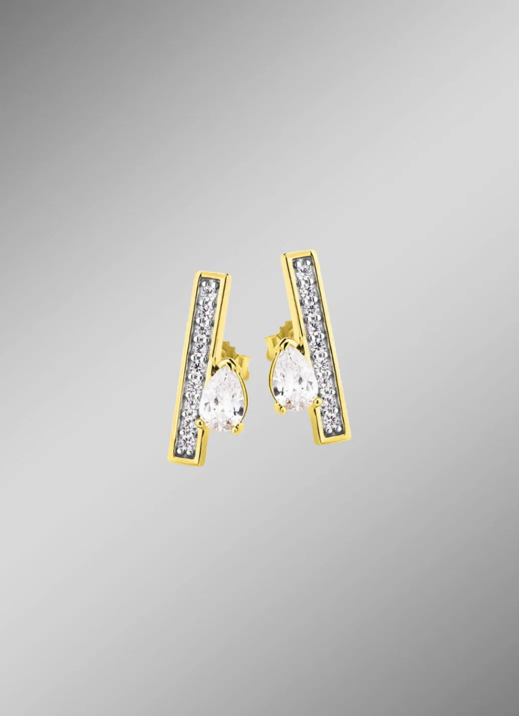 Damen Mona Ohrschmuck<Interessante Ohrstecker mit Zirkonia