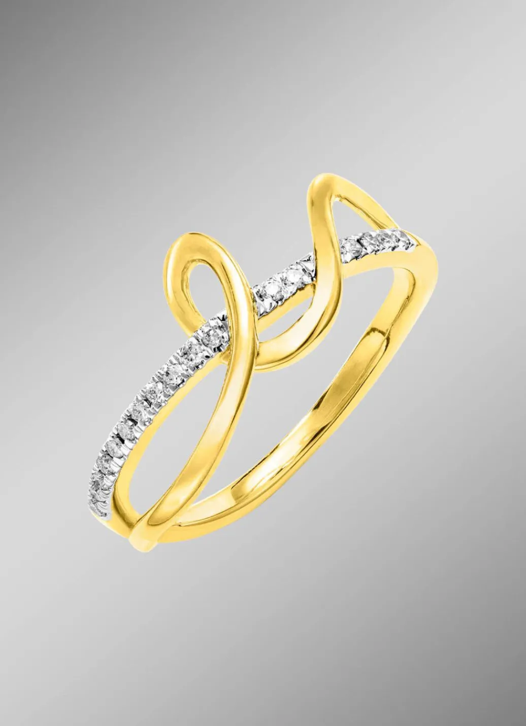 Damen Mona Ringe<Interessanter Damenring mit Brillanten