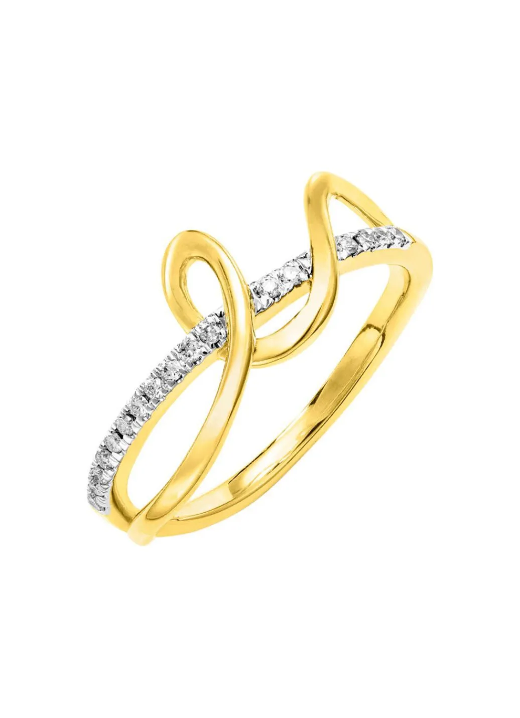 Damen Mona Ringe<Interessanter Damenring mit Brillanten