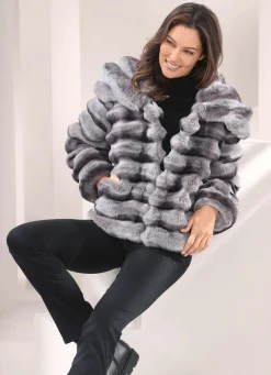 Damen Mona Kunstpelzjacken<Jacke aus Kunstpelz