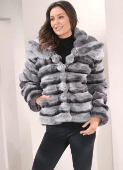 Damen Mona Kunstpelzjacken<Jacke aus Kunstpelz