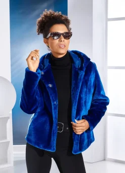 Damen Mona Kunstpelzjacken<Jacke aus kuschelweichem Kunstpelz