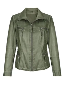 Damen Mona Lederimitatjacken<Jacke aus Lederimitat