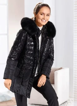 Damen Mona Winterjacken<Jacke im angesagten Materialmix