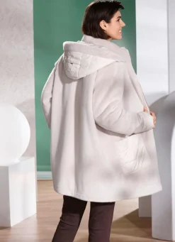 Damen Mona Winterjacken|Kunstpelzjacken<Jacke im angesagten Materialmix