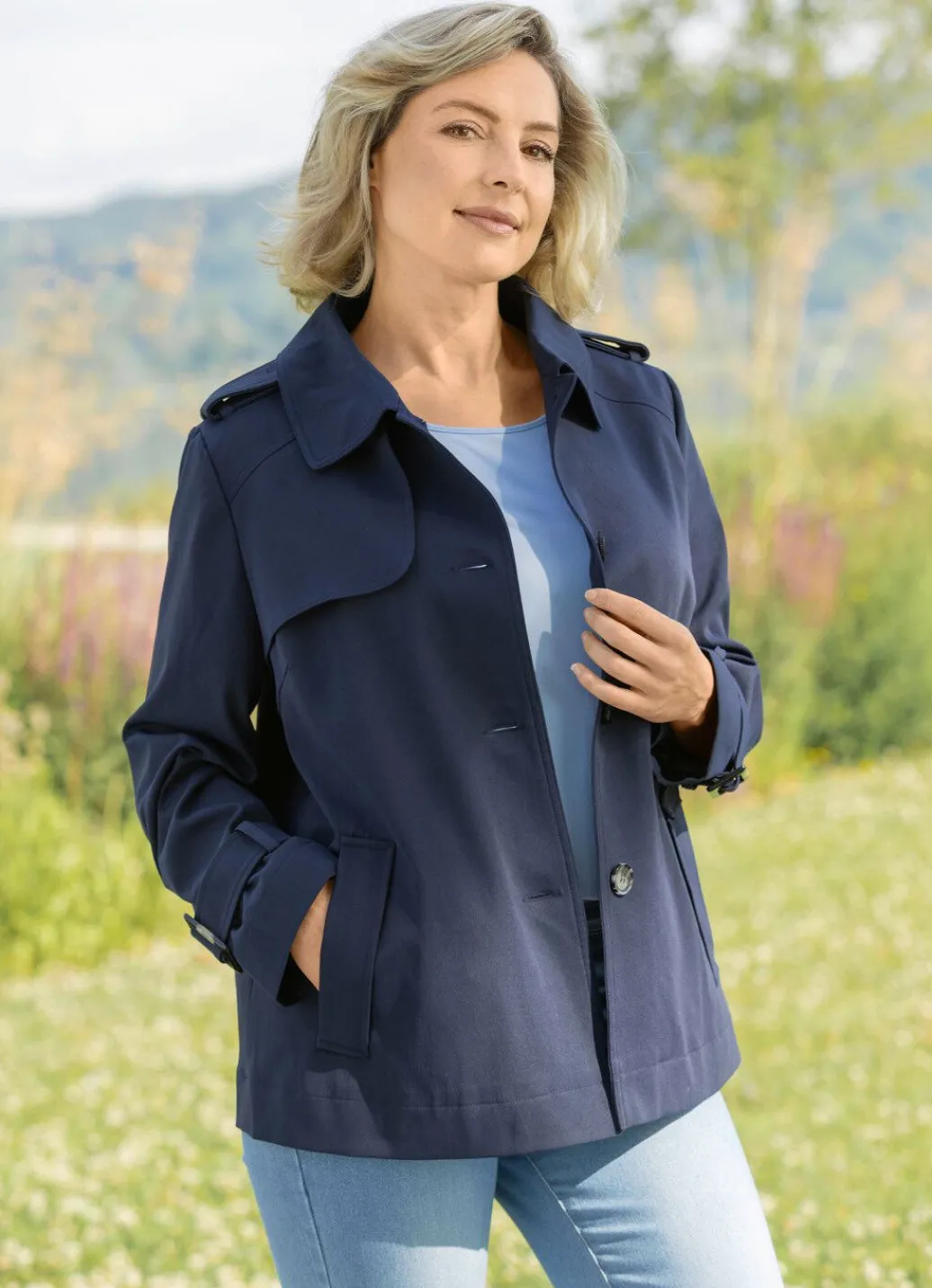 Damen Mona Übergangsjacken<Jacke in Trench-Optik