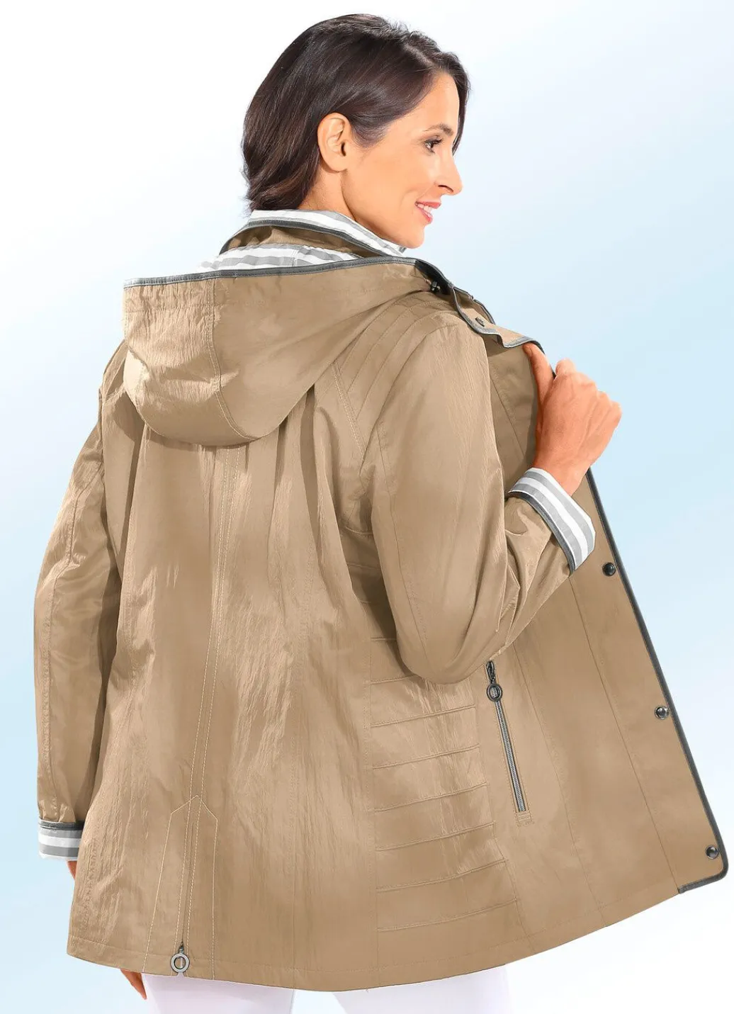 Damen Mona Übergangsjacken<Jacke mit abnehmbarer Kapuze