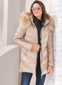 Damen Mona Winterjacken<Jacke mit abnehmbarer Kapuze