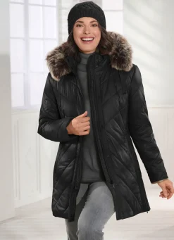 Damen Mona Winterjacken<Jacke mit abnehmbarer Kapuze