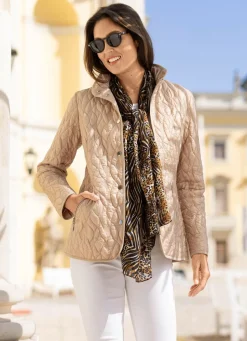 Damen Mona Übergangsjacken<Jacke mit dekorativer Stickereizier